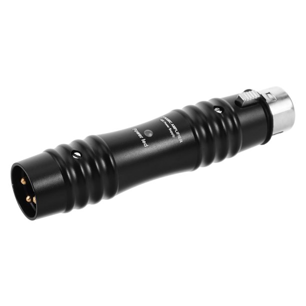 WEUVEB Amplificador En Línea Para Micrófono Headphone Compatible Con Micrófonos Dinámicos Y Ribbon