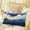 Blue, variant on Navy Blue Throw Pillow Cover, Pillowcase Protectors with Zipper, Breathable Decorative Lumbar Pillow Case Cover, Abstract Modern Oil Painting Art Pillow Shams for Couch Sofa 16x24Inch