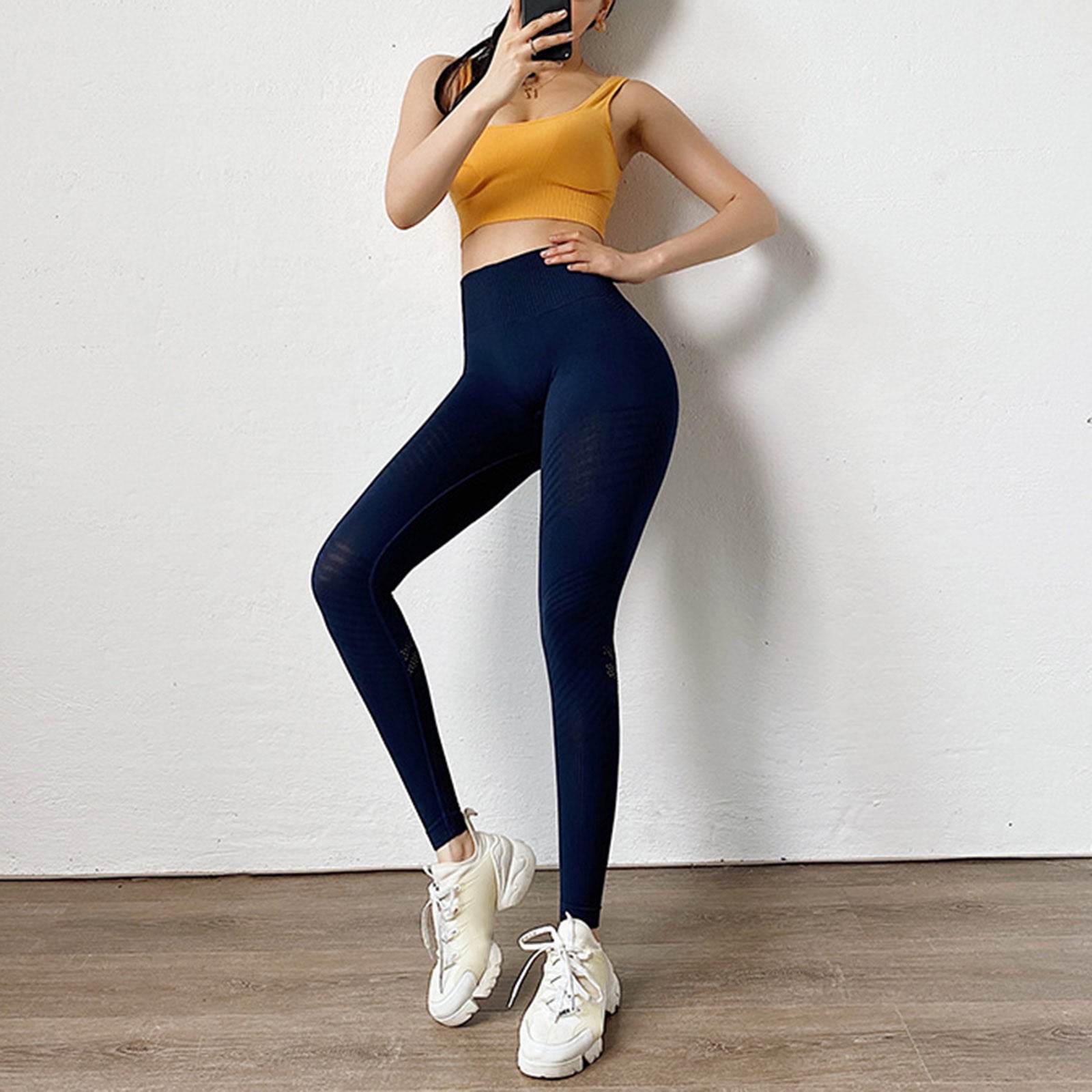 Ichuanyi Womens Yoga Pants, Hips And Abdomen High Waist