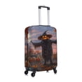 thumbnail image 4 of Luggage Cover Anti Scratch, Halloween Pumpkin Scarecrow Elastic Suitcase Protector Suitcase Covers for Luggage Fits 18-32 Inch Luggage, 4 of 6