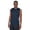 Charcoal Heather, variant on Team 365, The Men's Zone Performance Muscle T-Shirt - SPORT DARK NAVY - L