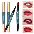 thumbnail image 3 of Rouges à Lèvres pour Femmes Double Émail Liquide Non Rouge à Lèvres Crayon à Lèvres Gloss Stylo Rouge à Lèvres Imperméable Double Tête Lèvres, 3 of 9