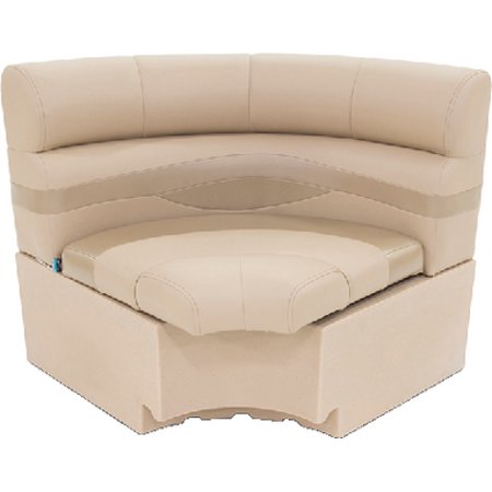 Lippert Platinum Series Pontoon Furniture Square Corner Beige 433042