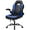 Blue, variant on Ergonomic Office Gaming Desk Chair, Adjustable PU Leather Racing Chair with Flip-up Armrests, 360° Swivel, Lumbar Support, Perfect Christmas Furniture Gift
