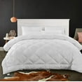 thumbnail image 1 of Soft Queen Size Comforter Duvet InsertLightweight Down Alternative Comforter with Corner TabsFluffy Breathable Machine Washable Diamond Stitching ( &#x&#), 1 of 8