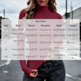 thumbnail image 7 of Mineart Women's Turtleneck Top Solid Slim Fit Stretchy Thermal Basic Layering Shirt, 7 of 7