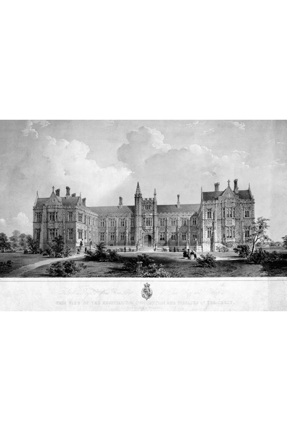 24x36 gallery poster, Brompton Hospital 1844 by T G Dutton