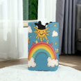 thumbnail image 6 of Yayeee Freestanding Laundry Hamper with Handle Collapsible Large Storage Basket for Clothes, Rainbow with Stars, 6 of 7