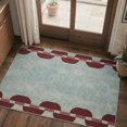 thumbnail image 5 of GENIMO 2'x7' Runner Rug, Machine Washable Non Slip Low Pile Hallway Runner Rug for Kitchen Laundry Room, Clean Minimalist, Dusty Blue, 5 of 6