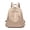 Apricot, variant on Women's PU Leather Backpack Purse Anti-Theft Large Capacity Fashion Ladies Bag for Daily Work Travel Lightweight.