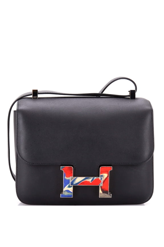 Pre-Owned Constance Bag Swift with Marble Enamel 24 By Rebag