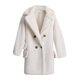 thumbnail image 2 of Puntoco abrigo de mujer moda mujer sólido medio cuello vuelto cálido abrigo de felpa liquidación de Navidad Puntoco Puntoco-2806, 2 of 4