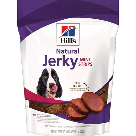 Natural Jerky Strips  All Life Stages  Great Taste  Dog Treats  Beef (Small & Mini Breeds)  7.1 Oz Bag