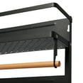 thumbnail image 4 of Household Essentials Metal Magnetic Organizer with Paper Towel Holder, Black, 4 of 6