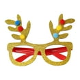 thumbnail image 1 of PVCS 2022 Christmas Glasses Frame Cartoon Stereo Glasses Party Props - Golden Fur Ball, 1 of 5