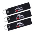 thumbnail image 4 of LLavero de cadena de moda, llaveros de lanzamiento, Bijoux para motocicletas y coches, bordado personalizado, 3 uds., 4 of 4