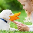 thumbnail image 3 of Dog Mouth Guard, Anti Bite Duck Mouth Shape Dog Mouth Covers,Soft Duck Silicone Mouth Cover with Adjustable Strap,Small Medium Dogs Muzzle Masks Best for Prevent Barking,Biting,Chewing, 3 of 6