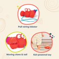 thumbnail image 4 of B. juguetes de Battat Juguete de langosta para arrastrar – Empujar o tirar – Waggle-A-Longs™ – Pinchy Pat™ – Juguete para caminar con cuerda – Bebé, niño pequeño, niños – 18 meses +, 4 of 4