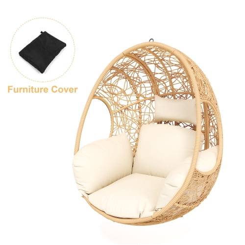 Egg Chair, Natural, Stand With 350 Lbs, Waterproof