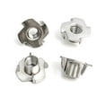 thumbnail image 6 of Stainless T-Nuts, 1/4"-20 Inch, (25 Pack), Threaded Insert, Choose Size/Quantity, by Bolt Dropper, Pronged Tee Nut. (1/4"-20 x 7/16"), 6 of 6