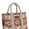 thumbnail image 4 of Wrangler Aztec Tote Bag for Women Boho Shoulder Purses and Handbags, Aztec Tan, 4 of 7