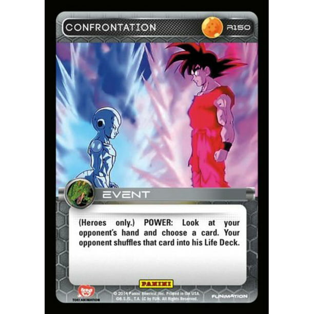 Dragon Ball Z Ccg Set 1 Single Card Rare Confrontation R150 Walmart Com Walmart Com