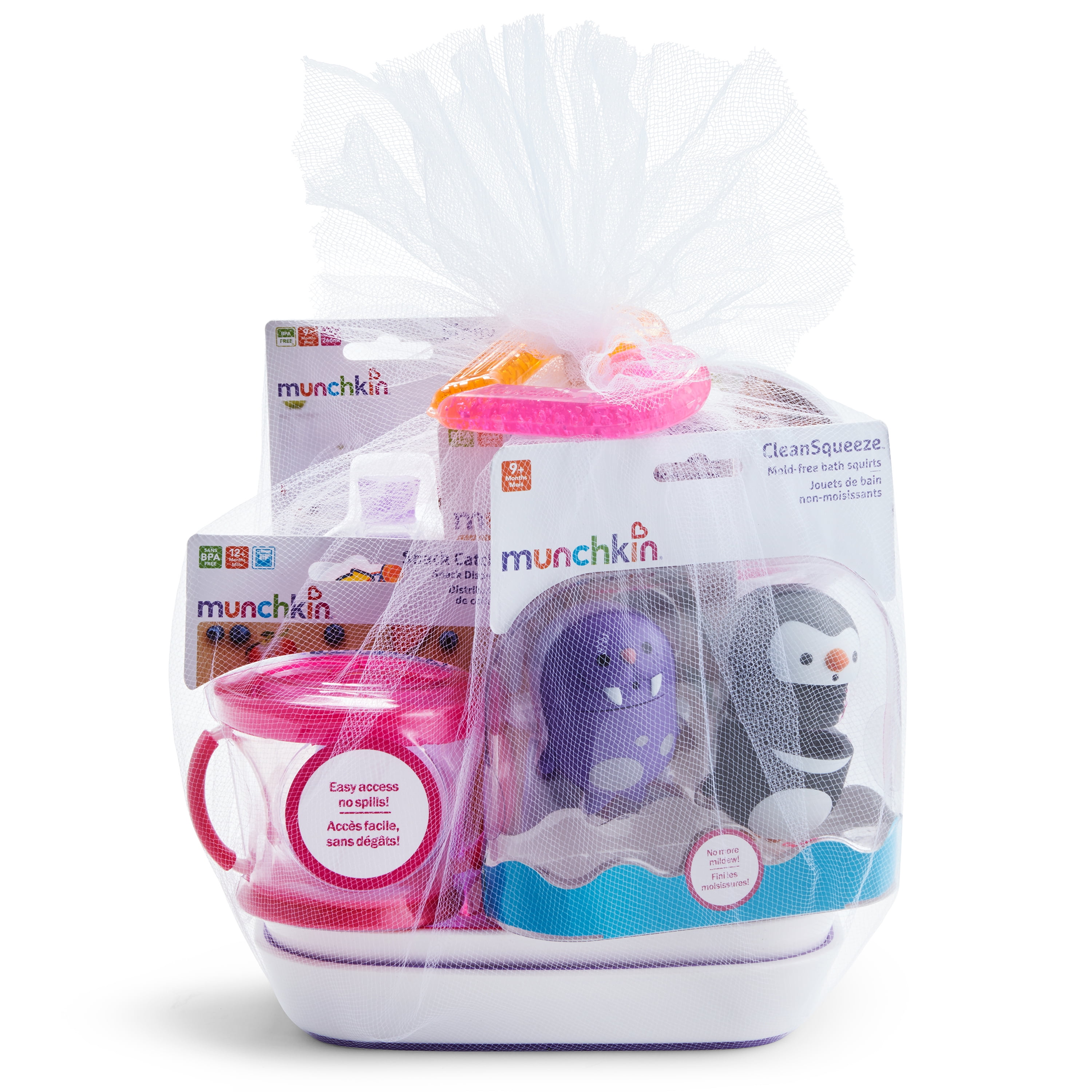  Munchkin® My Munchkin Baby Gift Set, Pink - Curated Munchkin  Favorites, Gift-Ready Packaging : Baby