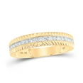thumbnail image 2 of 10K Yellow Gold His Hers Round Dia. Cluster Matching Wedding Set 1ctw, Women's Sz: 5-10, Men's Sz: 7-13, 2 of 3