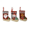 Christmas Hanging Decorations Cartoon Old Man Snowman Deer Pattern