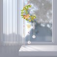 thumbnail image 4 of Campana colgante para ventana estrella Luna corazón redondo atrapamoscas carillón de viento decoración para el hogar y el jardín, 4 of 6