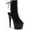 Black Patent/Black, variant on Women's Pleaser Adore 1018