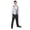 Silver, variant on Dress up America Sequin Vest with Bowtie for Men, Costume Party Vest for Adults(Silver)