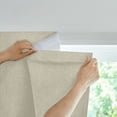 thumbnail image 6 of Stick-On Blackout Curtain Room Darkening Window Shade No Drill Rental Friendly Drapes For Bedroom Living Room 100x90cm, 6 of 8