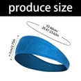 thumbnail image 5 of Multipurpose Sports Headwear Stretchy Sweat Design Hair Band Quick Dry Fitness Gym Running Cycling Essential, 5 of 9
