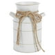 thumbnail image 1 of Jarra de leche de hierro vintage, botella de flores, florero de metal, lata de leche, florero de granja con mango, 1 of 6