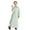 Light Green, variant on lnmuld Kids Coats Elegant Arabic Kaftan Robe National Traditional Embroidered Attire for Teenage Girls Long Sleeve Dress Set Solid Color Size:6-7 Years