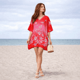 thumbnail image 5 of Kaftan Dress - Caftans for Women - Women's Caftans Available in One Size to Fit US 4,6,8 and 10 (159 Red), 5 of 5
