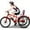 Red, variant on Lilypelle Adult Mountain Tricycle 24/26/27.5 Inch Low step through Mountain Bike Cruiser Trikes for Adults 7 Speed Three Wheel Trike Bike Bicycle with Large Basket