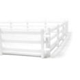 thumbnail image 2 of Standi Toys 1/64 White 3 Rail Fence 6" Sections 6 Pack STWFP6, ST62012WH, 2 of 2