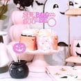 thumbnail image 4 of JOYMEMO 36 Pcs Halloween Bachelorette Cupcake Toppers Pink Purple - She Found Her Boo Bridal Shower Decorations, Boo to Be Cake Decorations for Engagement Party, 4 of 6