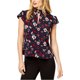 thumbnail image 1 of Blusa peplum con cuello alto Rachel Zoe para mujer azul grande Peplo, 1 of 1