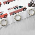 thumbnail image 4 of Homewish Car Theme Blackout Curtains Set of 2 (52x84 Each) for Children Kids Teens,Fire Truck Window Curtains,Cartoon Car Curtains and Drapes,Microfiber Bedroom Decor, 4 of 6