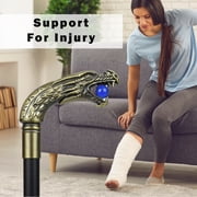 Gothic Dragon Ball Cane - Walking Cane for Men Travel Canes Seniors - Elderly Assistance Products