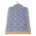 thumbnail image 1 of DOLITY Elegant Prayer Rug Area Rug with Tassel Carpet Non Slip Washable Worship Blanket Gray, 1 of 9