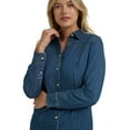 thumbnail image 6 of Lee Women's and Women's Plus Heritage Western Denim Dress, Sizes XS-4X, 6 of 8