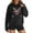Black, variant on SRZYMJ Womens Hooded Pullover Featuring Convenient Front Pocket For Everyday Winter Comfort And Relaxed Casual Outfits