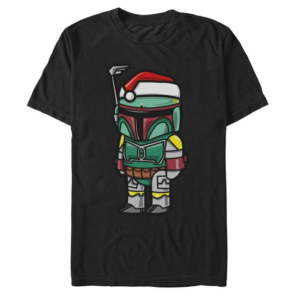 Mens Star Wars Cartoon Small Boba Fett T Shirt