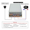 thumbnail image 6 of Adjustable 2000W (PFC) High-power Adjustable DC Switching Power Supply ,Applications Widely, 6 of 7