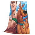 thumbnail image 7 of Lsque Scooby-Doo Pattern Fuzzy Fleece Throw Blanket Extra Large,Super Soft,Fluffy and Warm Blankets for Couch,Bed,All Season Use (60"x50"), 7 of 7