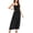 Black, variant on Turilly Plus Size Summer Dresses for Women 2026 Backless Cami Lounge Dress Sleeveless House Dress Long Sundress with Back Tie